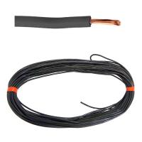 Провод 1.5 мм черный (упак 20 м) ПГВА-1.5-Ч от прозводителя Рыбинсккабель