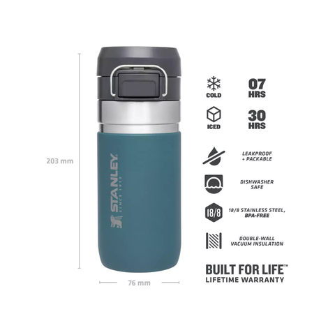 Термобутылка Stanley Quick-Flip Water Bottle (0,47 литра), лагуна 10-09148-026 от прозводителя STANLEY