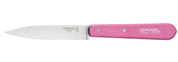 Нож столовый Opinel №112, деревянная рукоять, блистер, нержавеющая сталь, розовый 002035 002035 от прозводителя Opinel