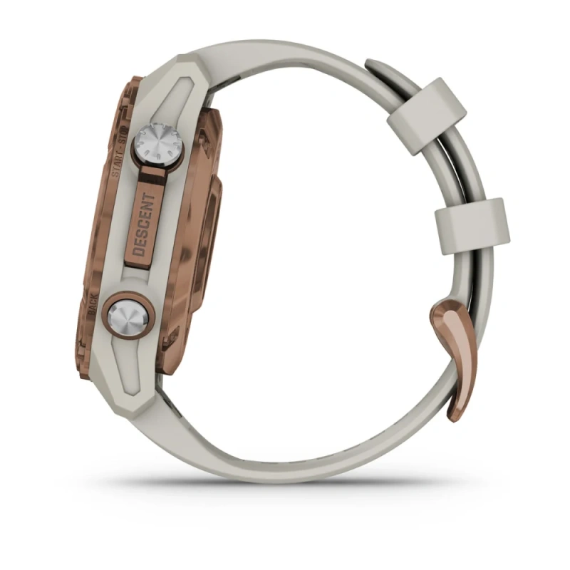 Garmin Descent Mk3i - 43 мм | Bronze PVD/French grey silicone band