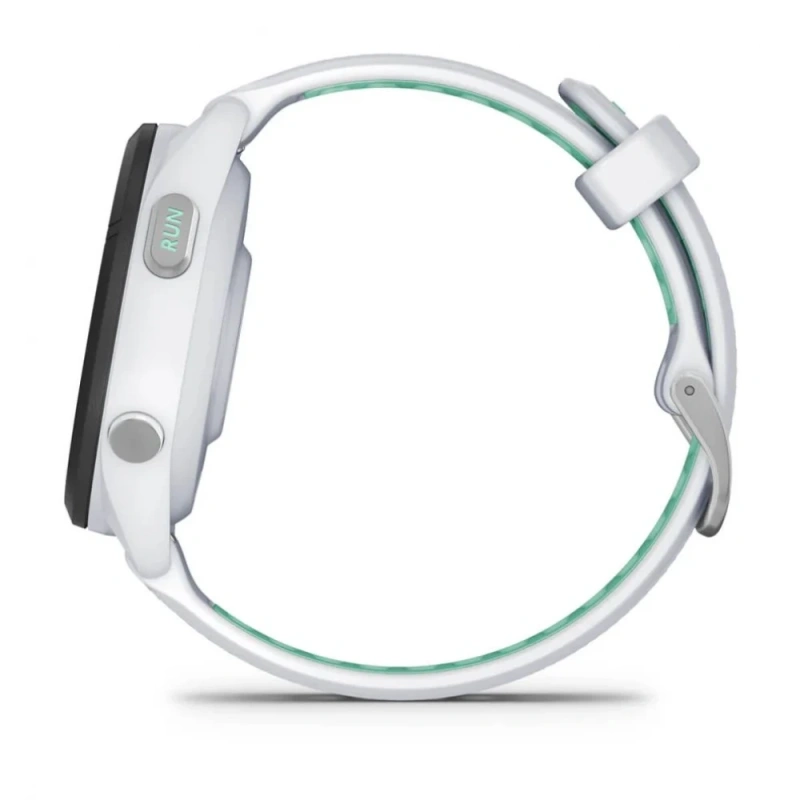 Garmin Forerunner 265s - 42 мм | Black Bezel with Whitestone Case and Whitestone/Neo Tropic Silicone Band