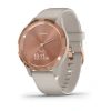 Garmin Vivomove 3s - 39 мм | Rose gold stainless steel bezel with light sand case and silicone band