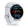 Garmin Venu 3 - 45 мм | Silver stainless steel bezel with whitestone case and silicone band