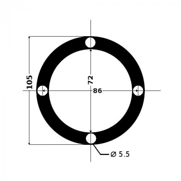 Кожух для тросов газ-реверс белый 010193WT от прозводителя Техномарин