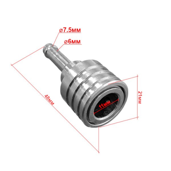 Коннектор топливный SUNFINE тип Suzuki, 7.5мм, 95750-98505 SF80210-2 от прозводителя SUNFINE MARIN