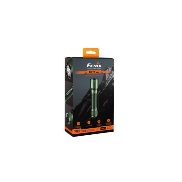 Фонарь Fenix тактический TK16 V2.0 3100 люмен зеленый TK16V20gr от прозводителя Fenix