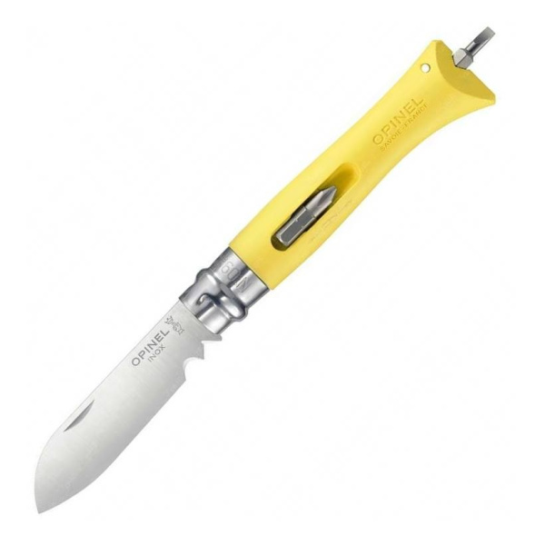 Набор-дисплей Opinel, 12 ножей №9 DIY из нержав стали, 6 серых + 6 желтых, 001805 001805 от прозводителя Opinel