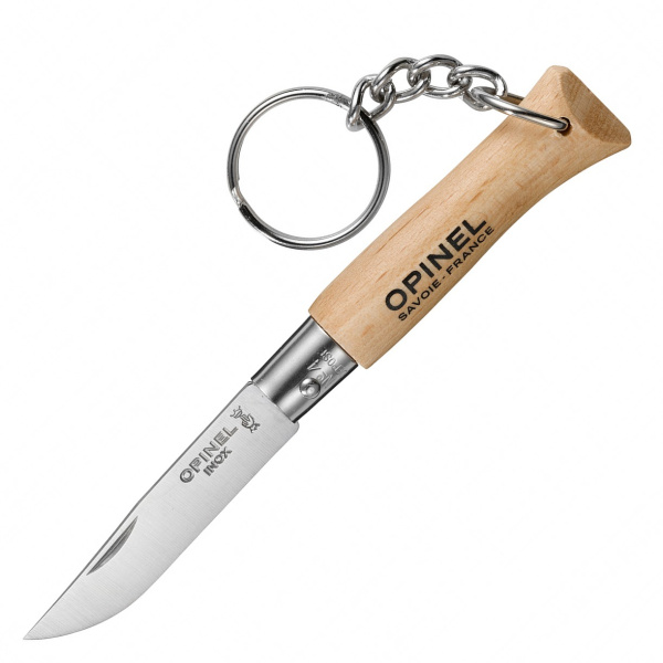 Нож-брелок Opinel №4, нержавеющая сталь, бук, 000081 000081 от прозводителя Opinel
